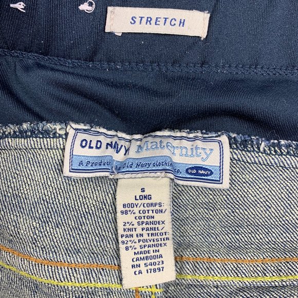 Old Navy Maternity Stretch Long Small Jeans Boot - Picture 5 of 6